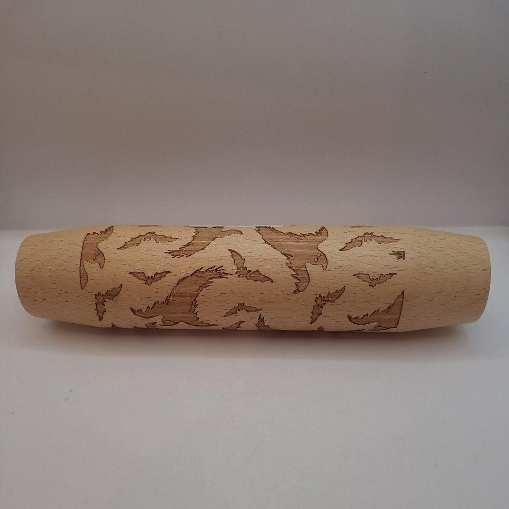 Ghosts Design Rolling Pin Embossing Halloween Cookies Halloween NEW